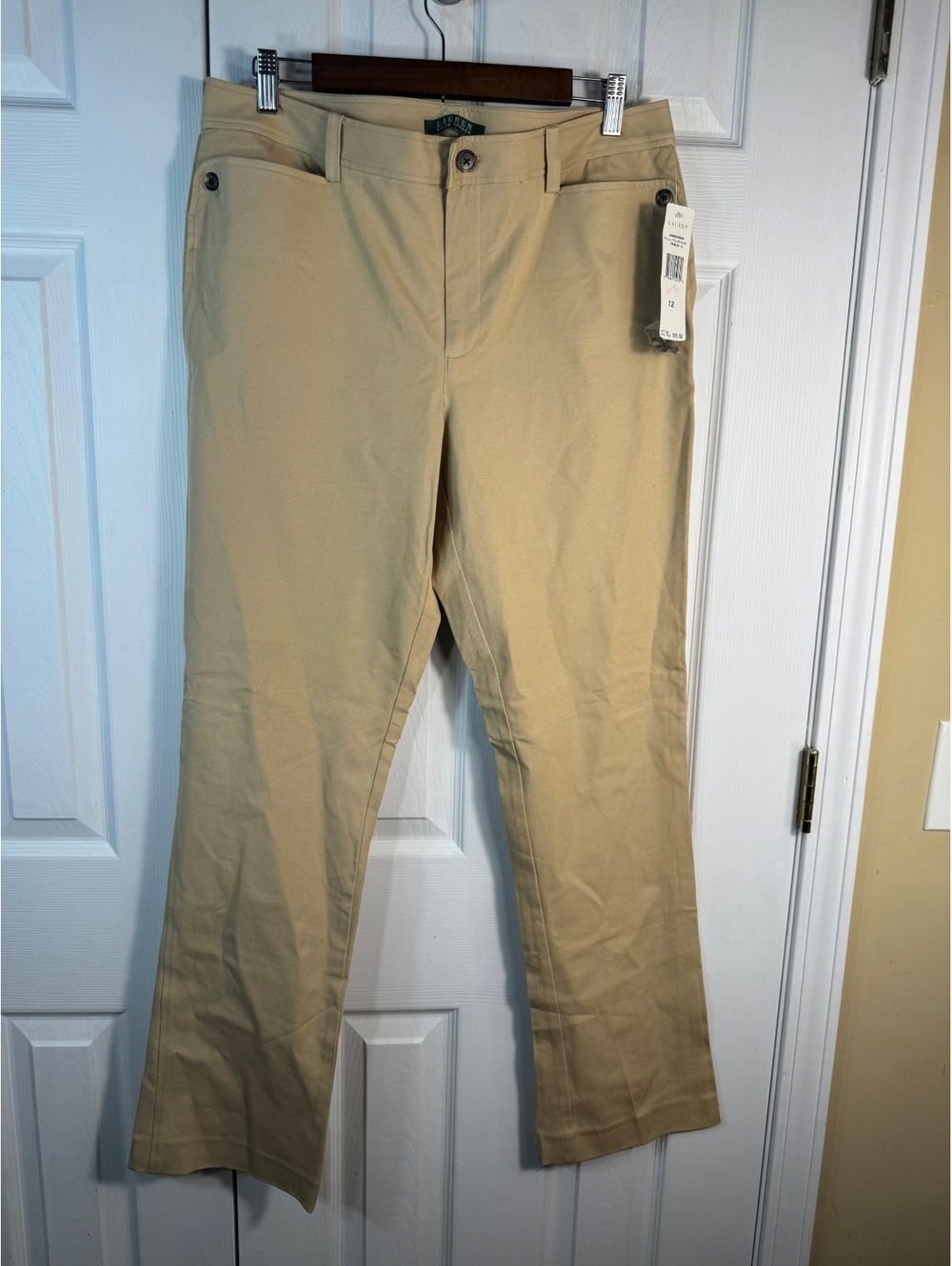 Lauren Ralph Lauren Women's Beige Traveler Pants Size 12